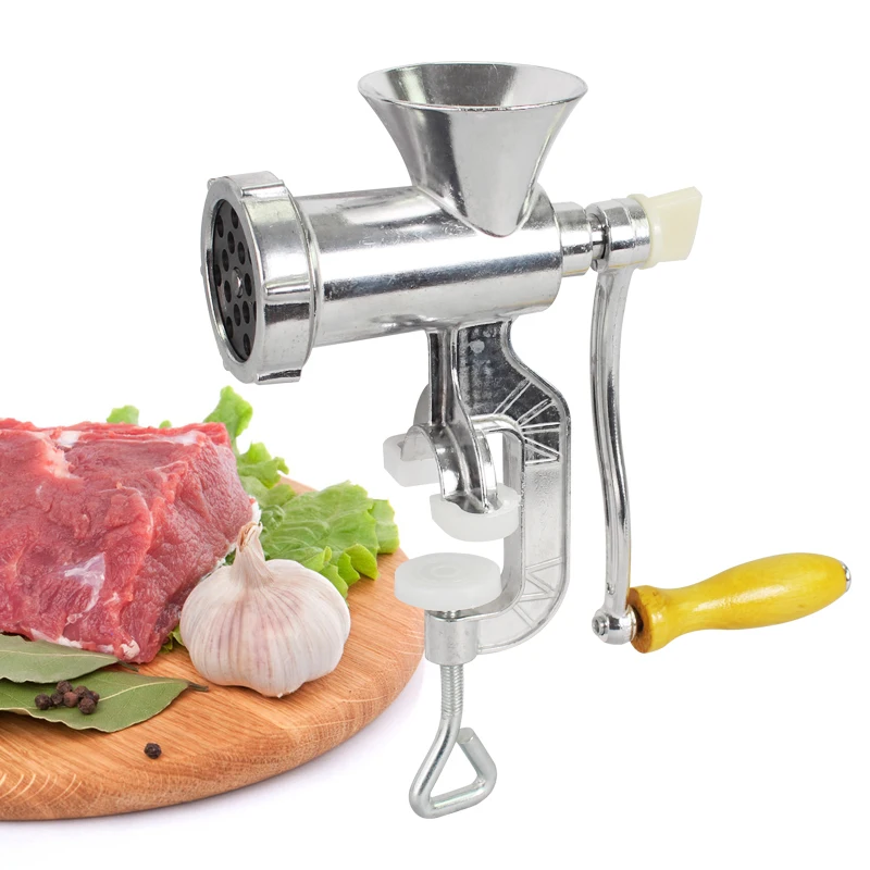 Многофункциональная ручная мясорубка из алюминиевого сплава с