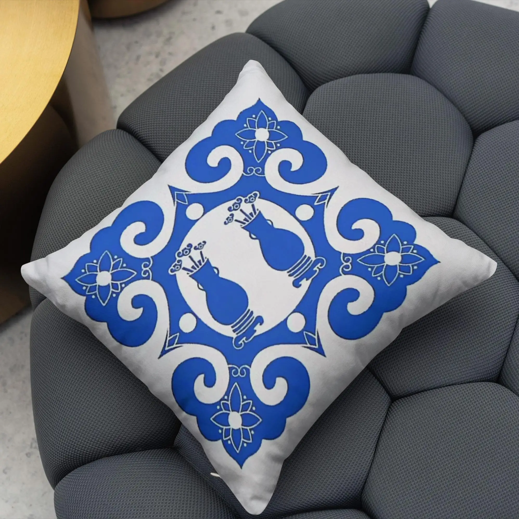 Custom Cushion Cases Soft Geometric 100% Polyester  Polyester Cotton Anti-Bacteria Air-permeable pillowcase
