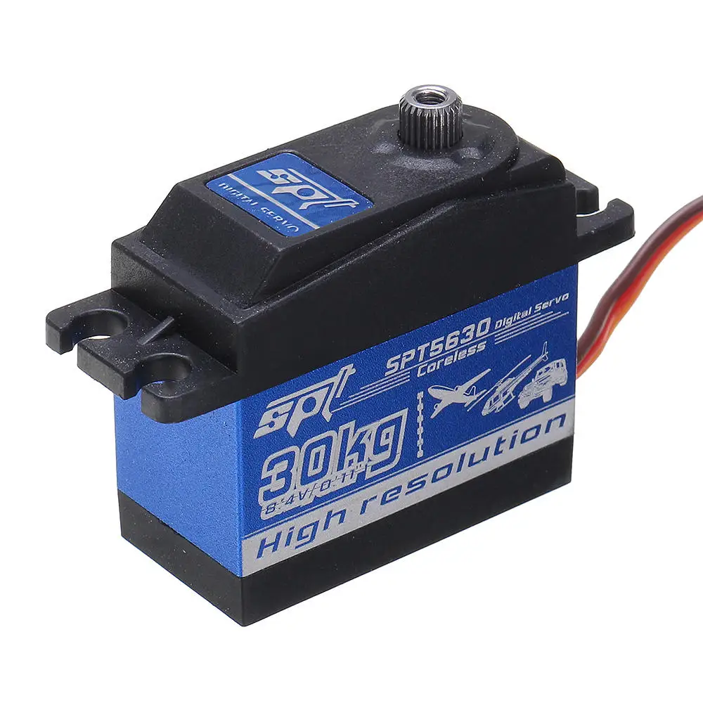 SPT5630 Metal Gear Micro Digital Coreless 30KG Torque Servo For RC Helicopter Car Boat