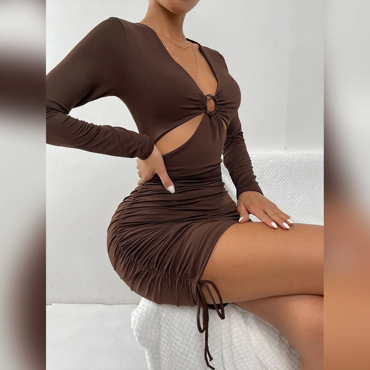 Fashion Women Summer Casual Dresses Tight Tropical Dresses Pencil Skirt Women Sexy Club Wear Women S Plus Size Solid Color DHL