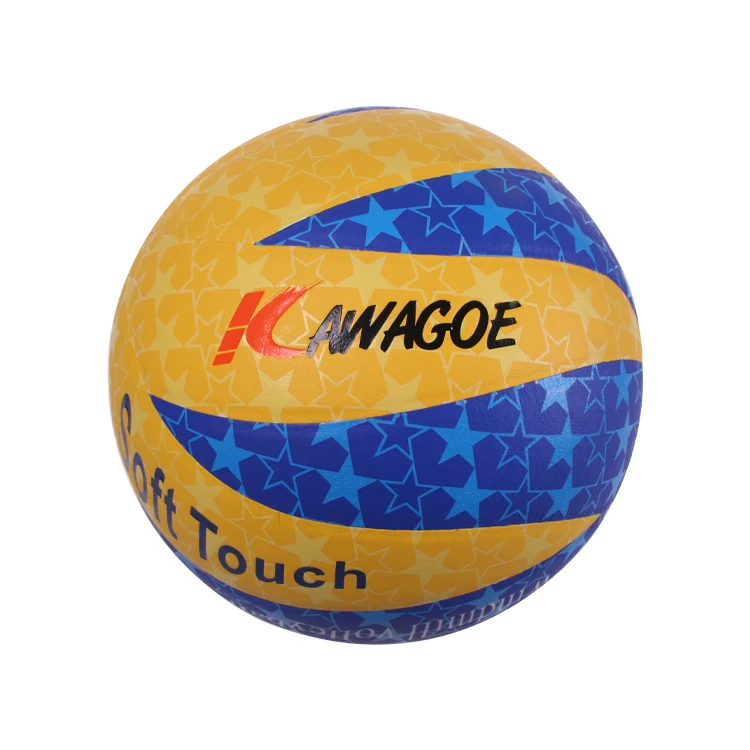 Цветной пляжный мяч для волейбола с машинной прошивкой оптом из ПВХ