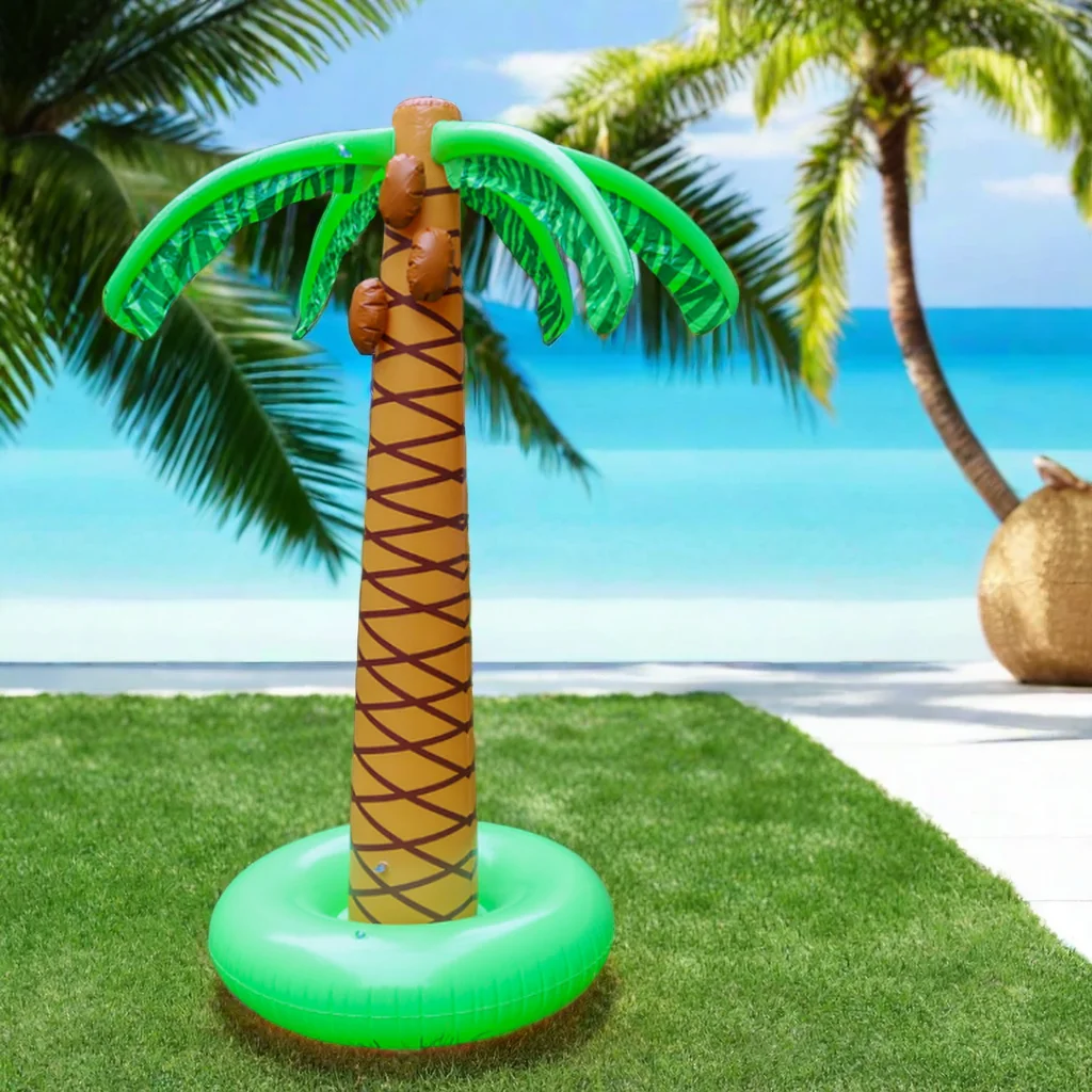 Good quality CE standard Eco friendly PVC inflatable coconut tree for the stage play