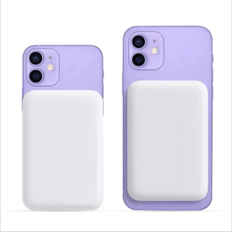 10000mah Wireless Charging Mag Safe Battery Pack Mag Safe Magnetic Battery Case Power Bank For Iphone 11 12