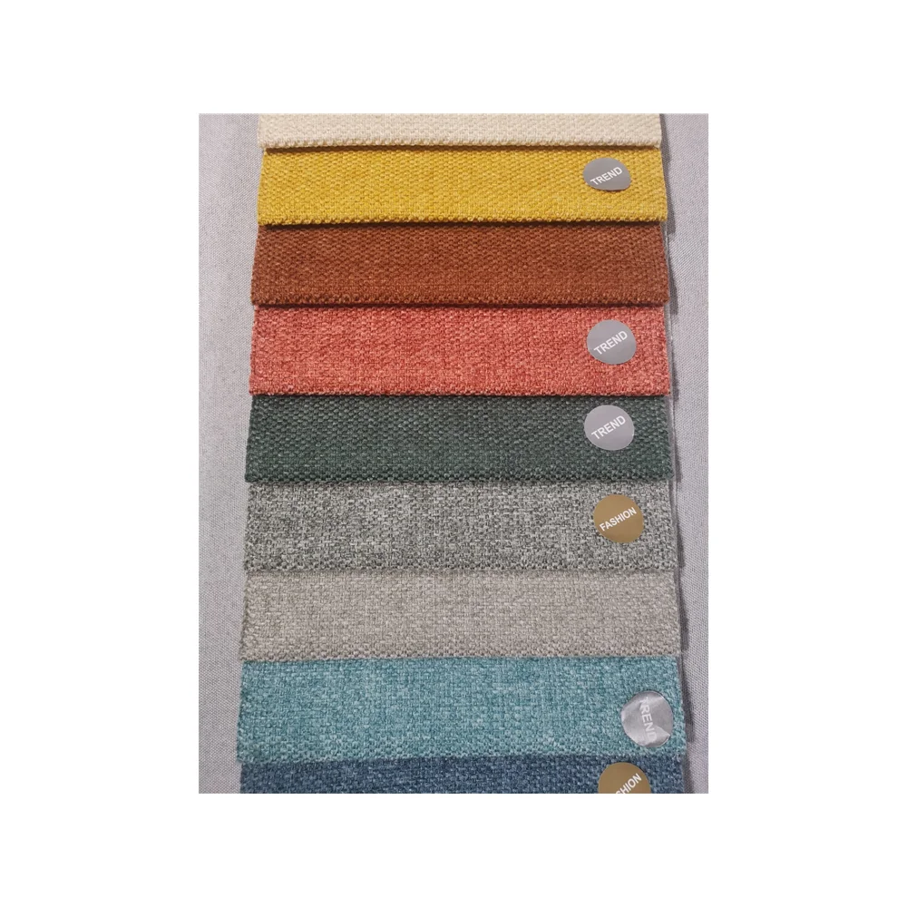 KY558 The Best China sofa fabric factory in stock linen sofa fabric tela de sofa rough texture fabric