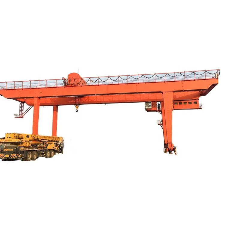 Industry New Rail Mounted Double Girder 40 Ton 50 Ton Cantilever Gantry Crane 30T 60 Ton Price