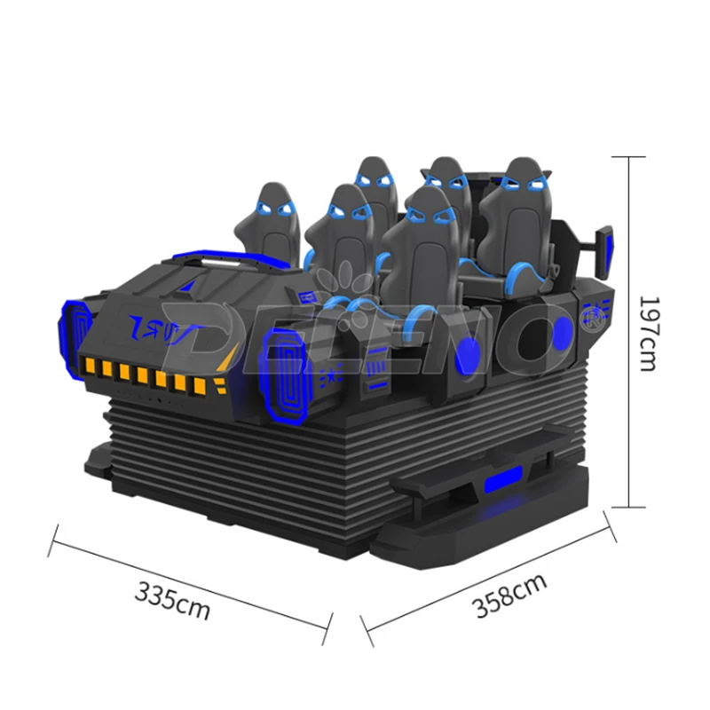 Amusement Park Products Dark Mars Arcade Gaming Machine 9d Vr Game Simulator for Sale