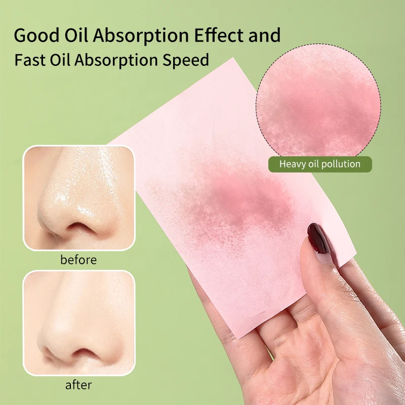 LMLTOP 100pcs Perfumed Oil Control Paper SY026 1-4 Remover  Facial Oil Absorbing Sheets Colorful Makeup Blotting Paper