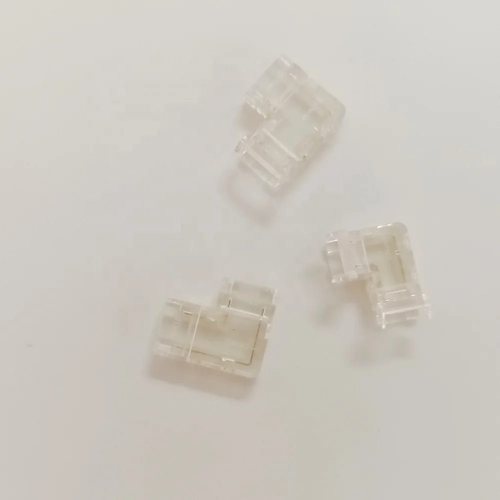 4 контакта L разъем прозрачный угловой для RGB COB светодиодные полосы