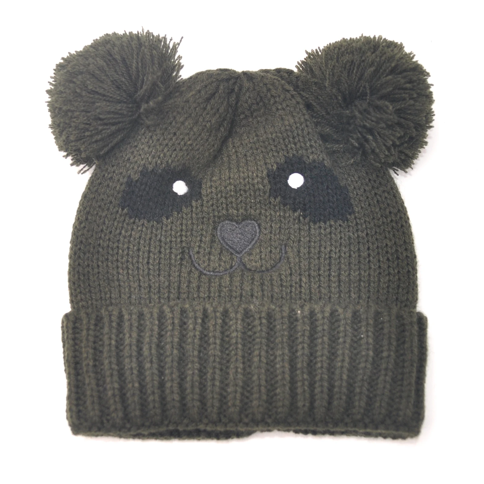 Winter Warm  Beanie Cotton Bear Winter Child Hat Toddler Winter Hats Child Knit Hat