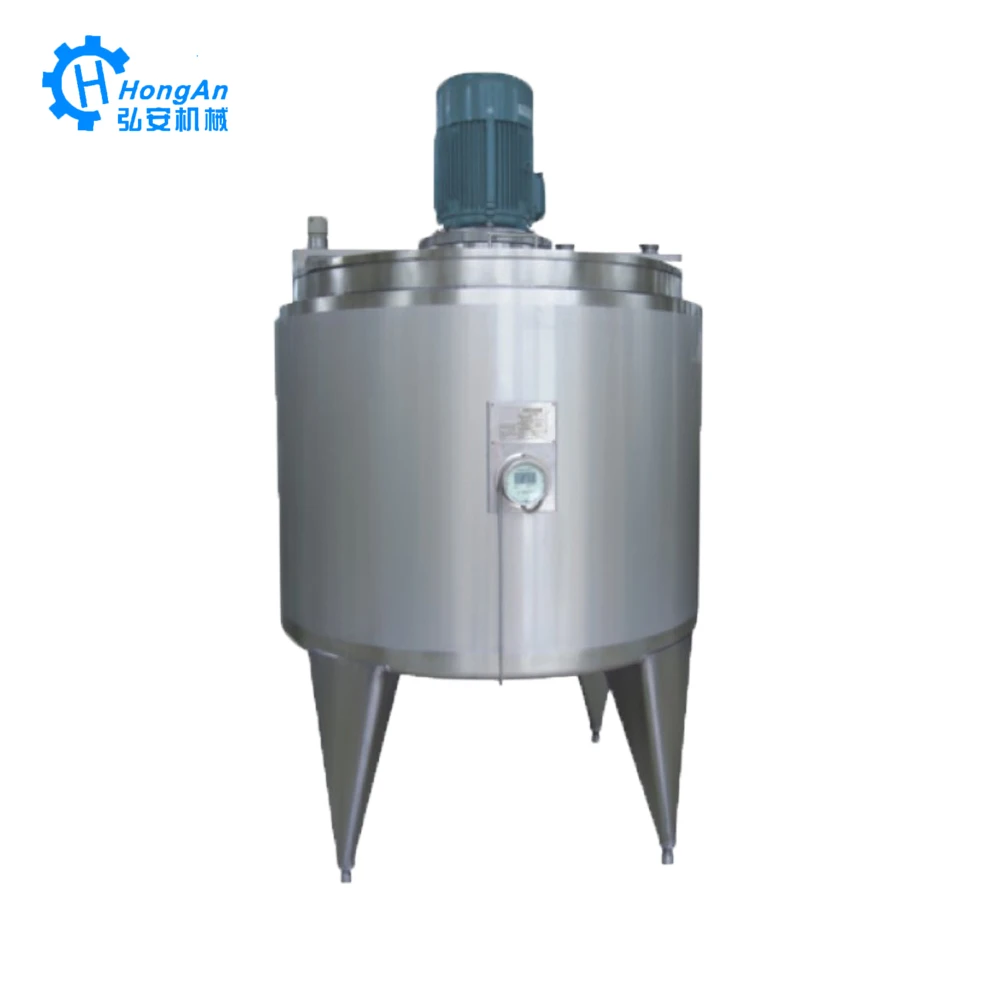 
Stainless Steel Milk Cosmetic Soap Detergent Juice Beverage Mixing Tank With Agitator 