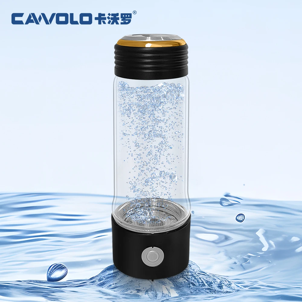 Portable Hydrogen Water Bottle Generator Spe Pem 400ml Hydrogen Water Maker Hydrogen and oxygen separation h2 Rich Water Cup
