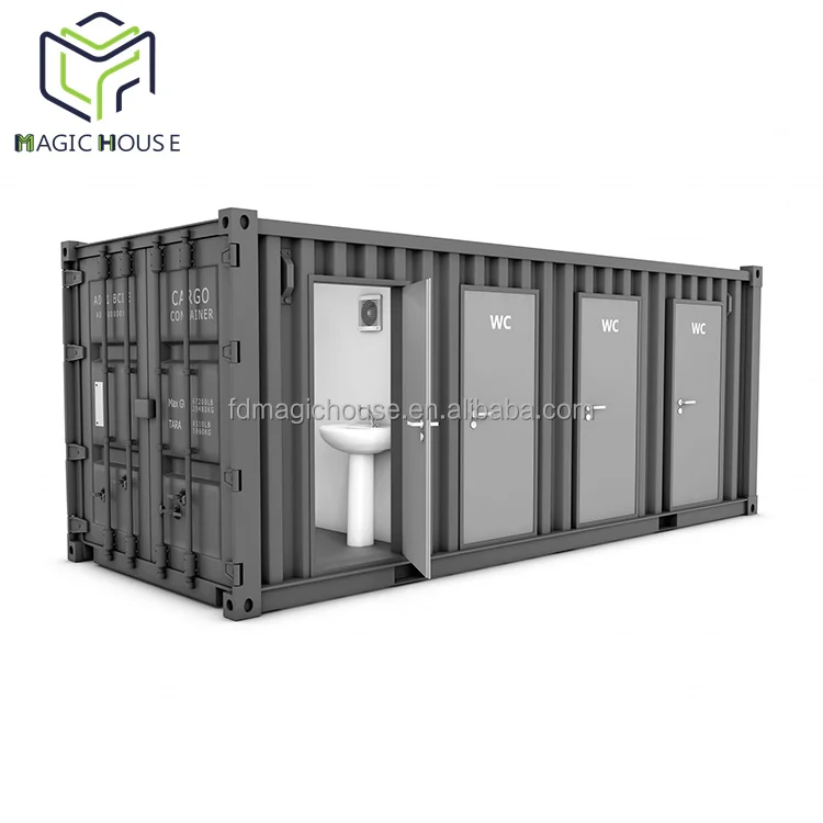 Переносной Контейнер Magic House модульный сборный Туалет с резервуаром