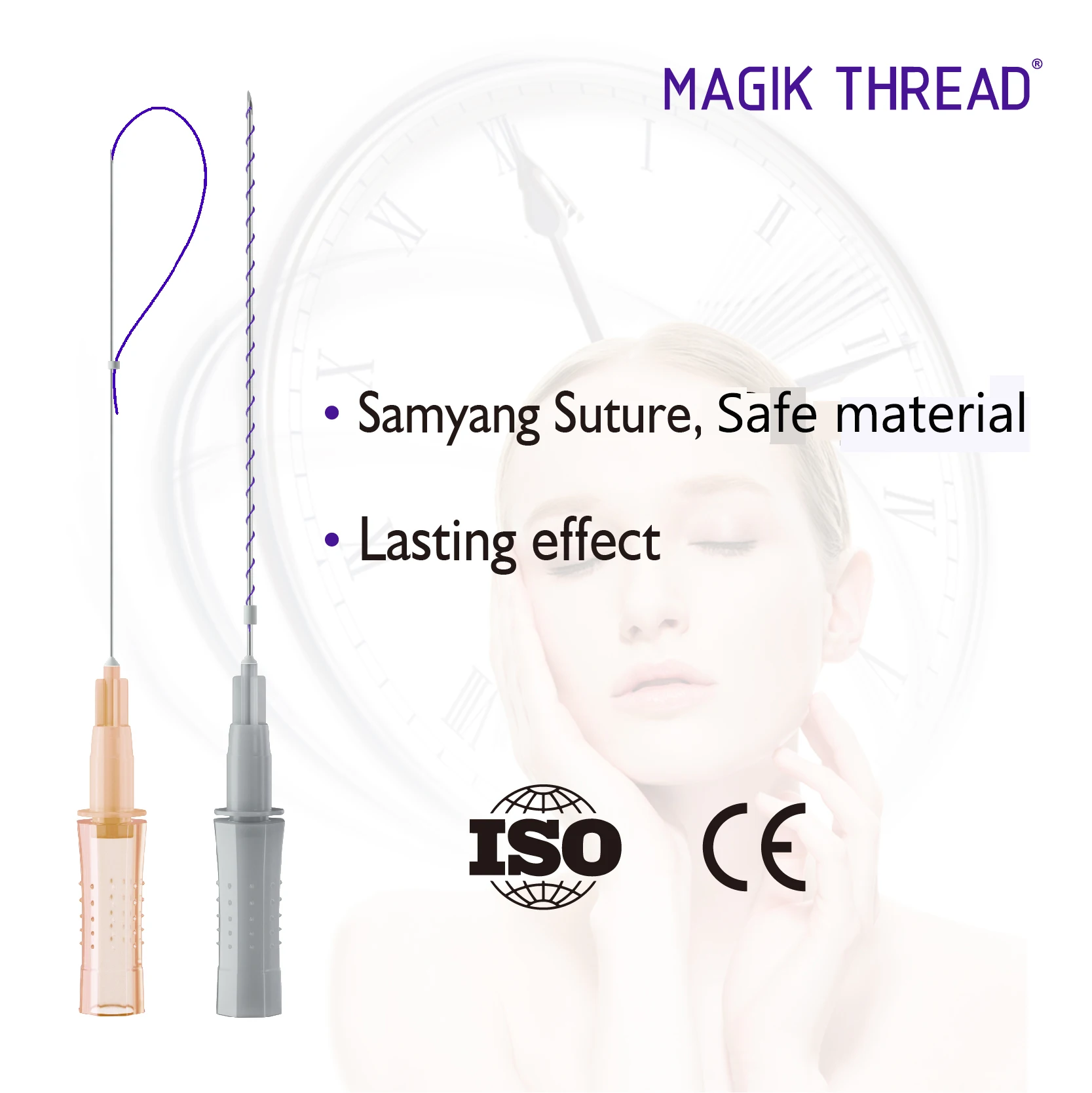 Magik Thread Mono pdo lift thread  for face wrinkle removal technology monofilament skin tightening thread