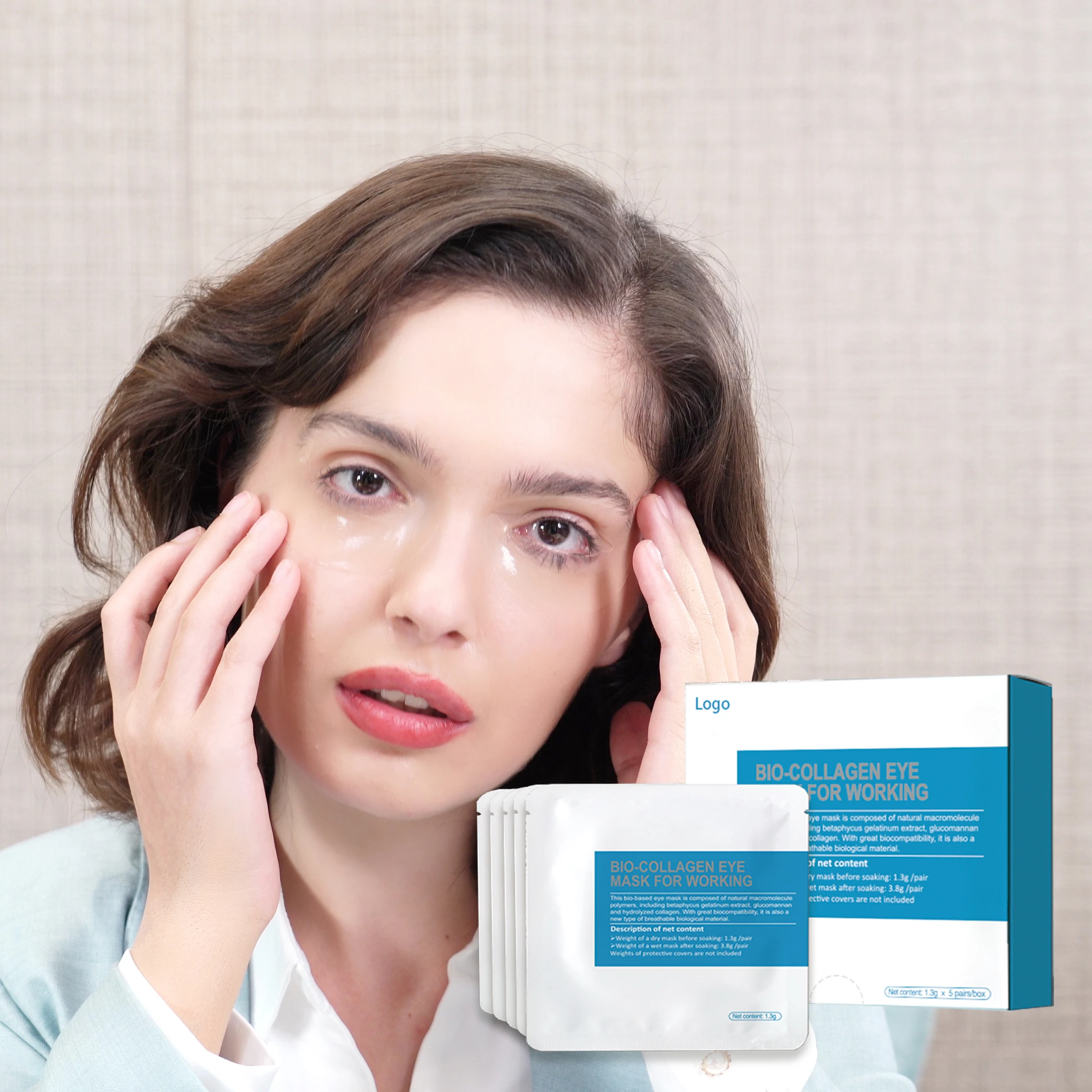 Hot Sale In China eye gel mask round gel beads cooling eye mask