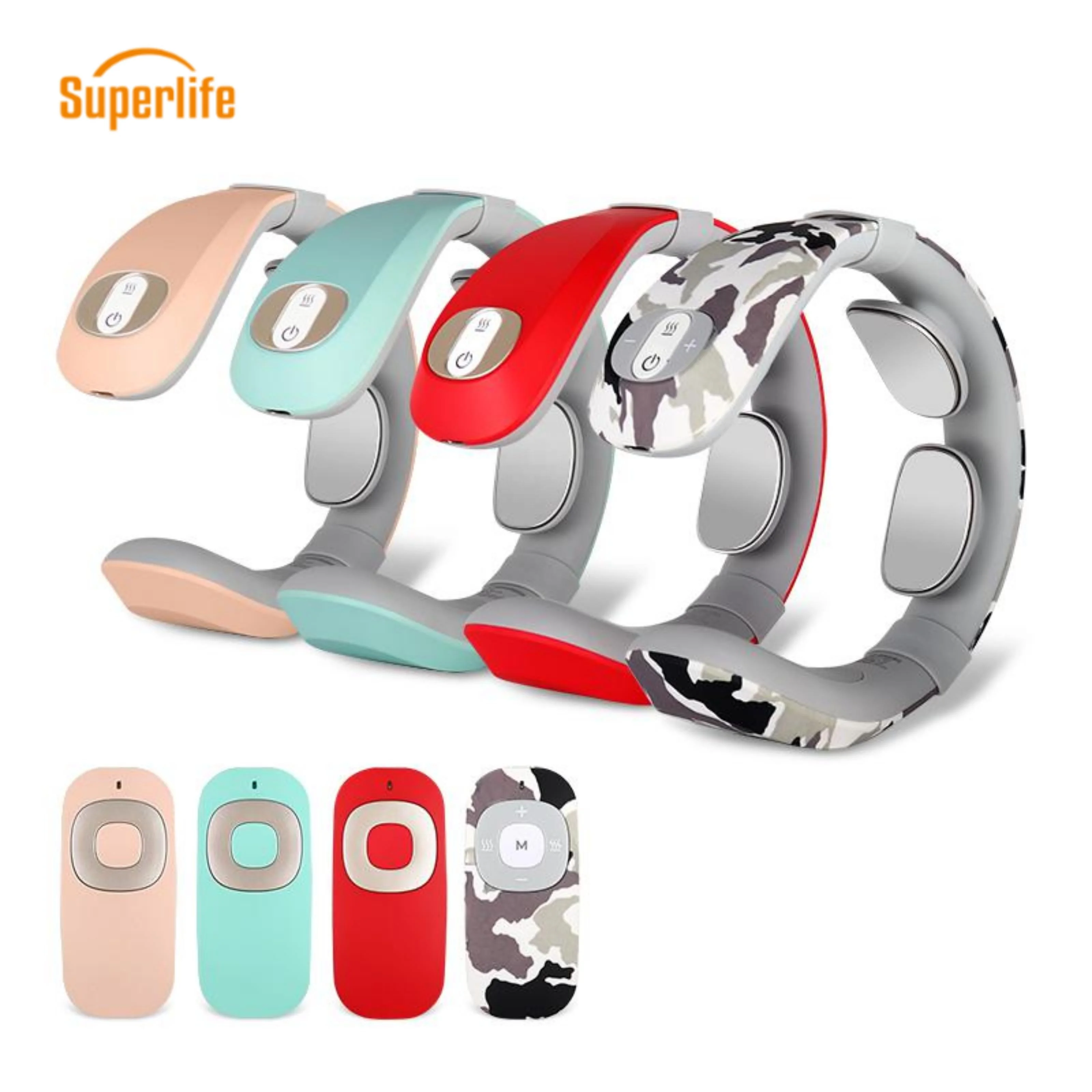 2022 homeuse Hot Selling Other Massage Products Electric EMS and heat Pendant Neck Massager