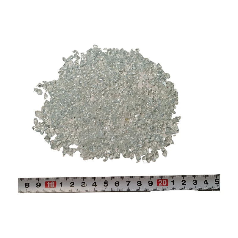 Langfang Supplier 2-4mm Clear Michaels Crushed Glass Colorful  Large Crushed Glass For Landscape
