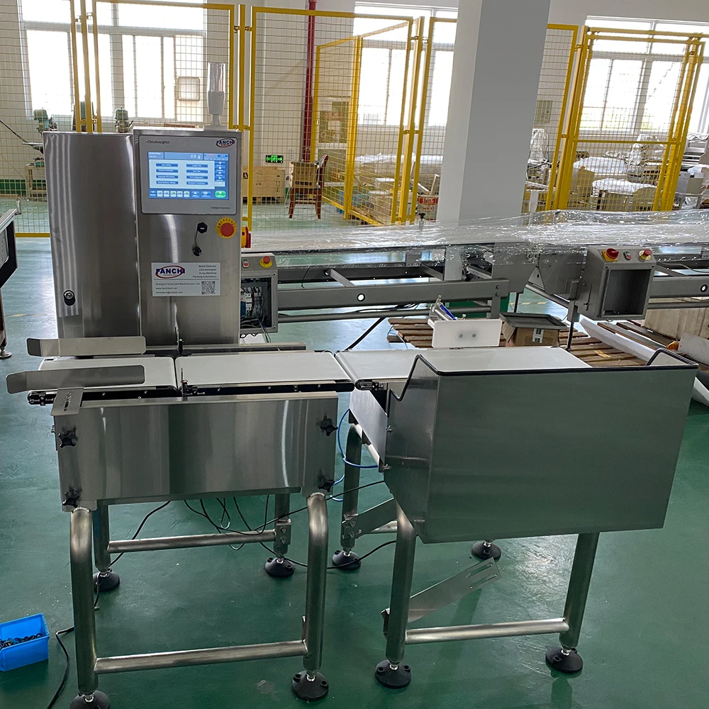Automatic Checkweigher belt conveyor check weigher inline scales for packaged food production line