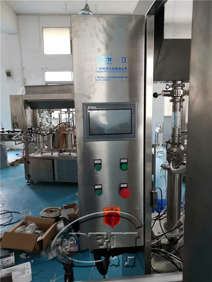Fully automatic 5 gallon drinking water liquid filling and labeling production line