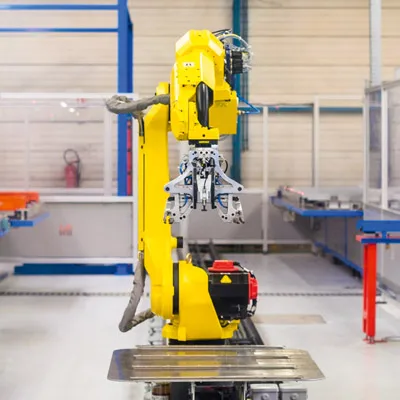 Robot Arm Automatic Precision Fiber Laser Cutting Machine Laser Cutter  Cut on Metal Stainless Steel Aluminum product