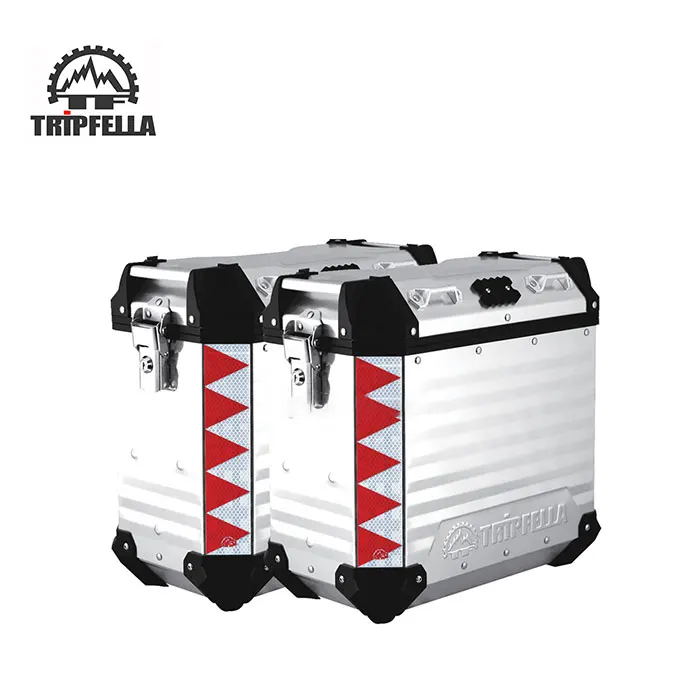 39L Мотоцикл Алюминиевая Коробка Хвост Pannier Сторона Алюминиевая Коробка