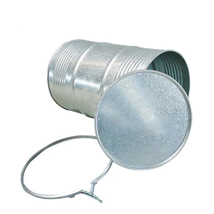 20/50/100/200/210L galvanized steel drum/open head big iron bucket