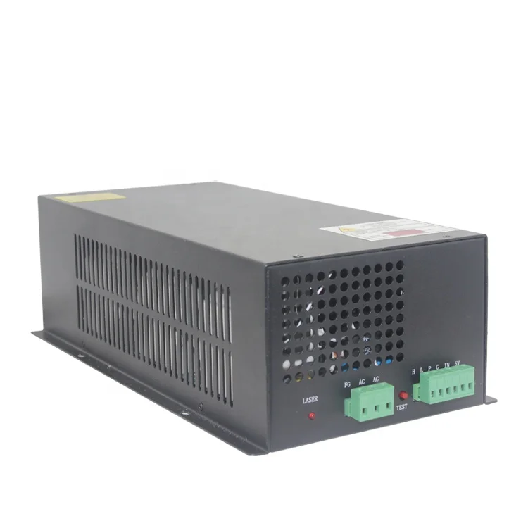 MYJG100W New CO2 Laser Power Supply 100W With Fault Diagnosis Voltage Regulator And LED Display For CO2 Laser Tube