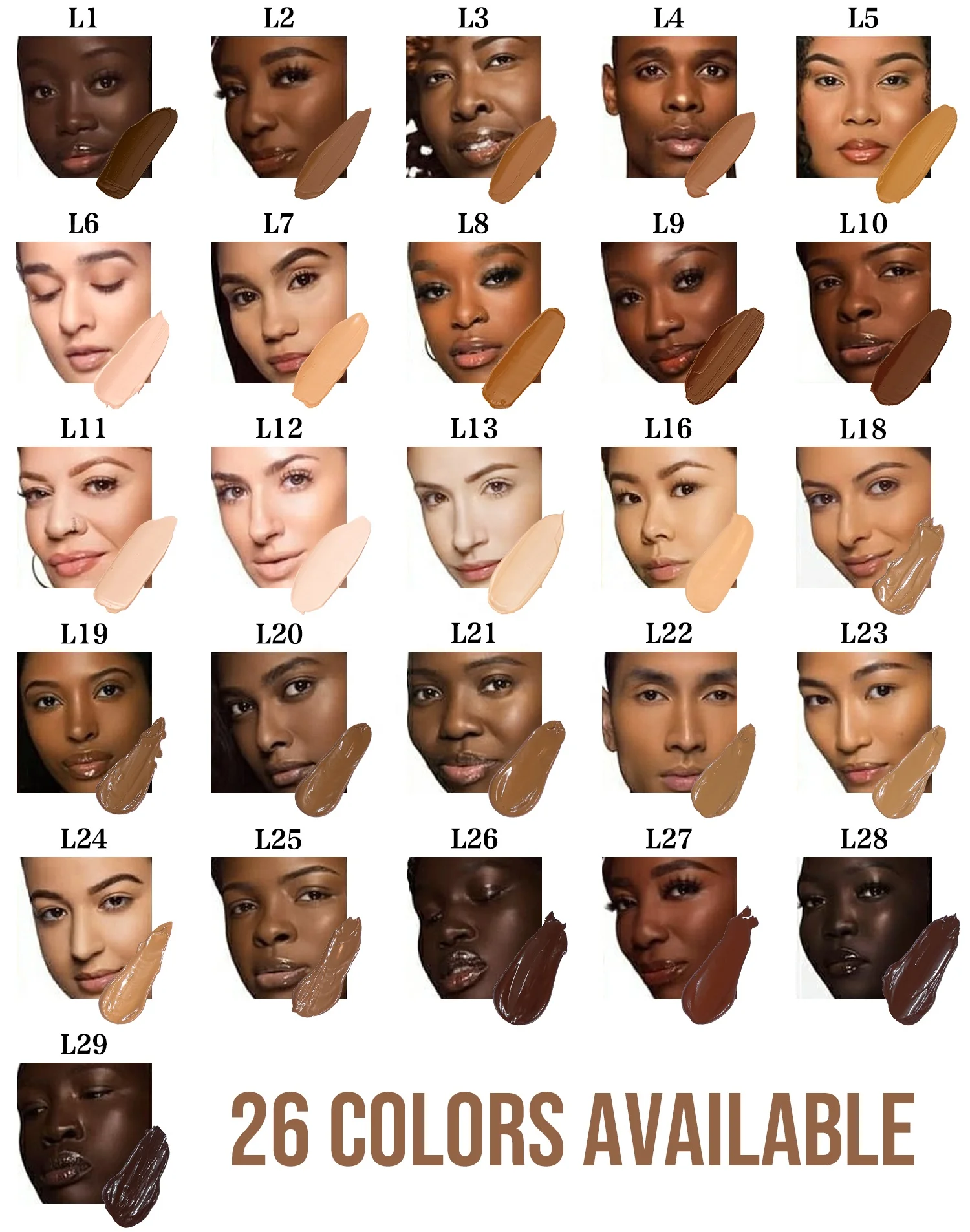 BB Cream Makeup Foundation Face Natural Organic Best Foundation Makeup Matte Face Liquid  Foundation For Black Women