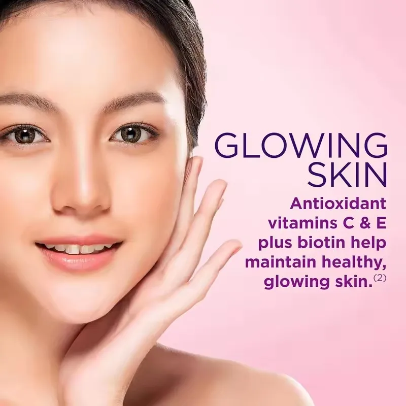 OEM/OEM skin whitening soft candy anti-aging antioxidant skin glow spots fading biotin vitamin collagen gummies
