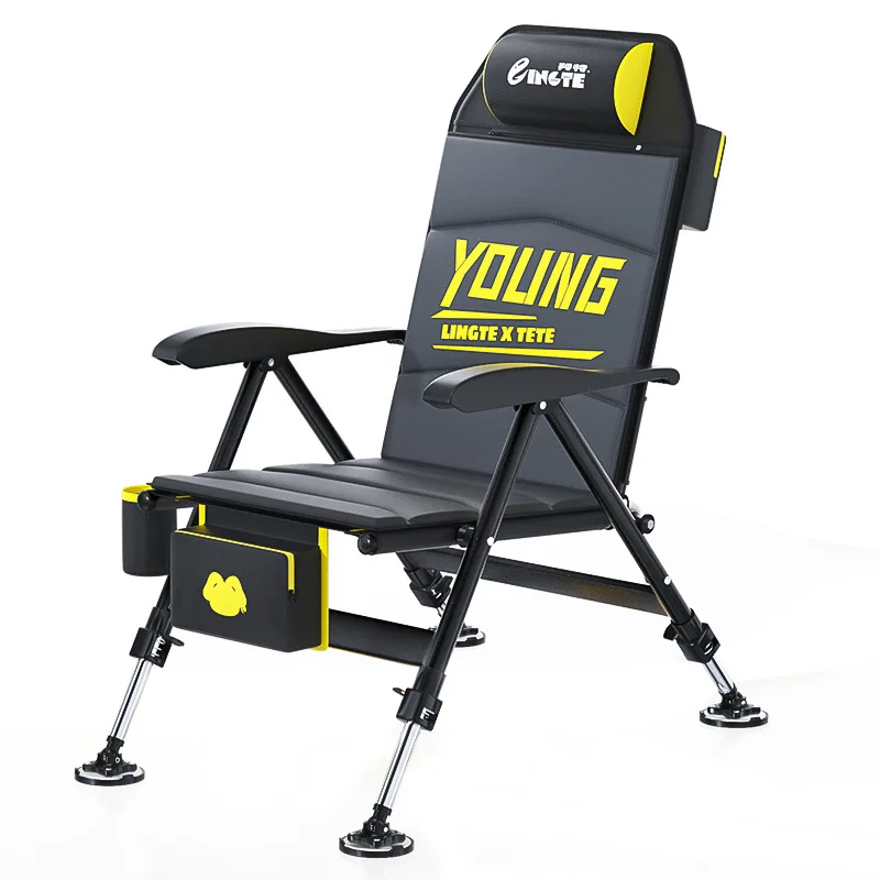 Outdoor Lightweight Folding Portable Adjustable Backrest Recliner Camping Garden Beach Fishing Chairs Picnic Bed Chair