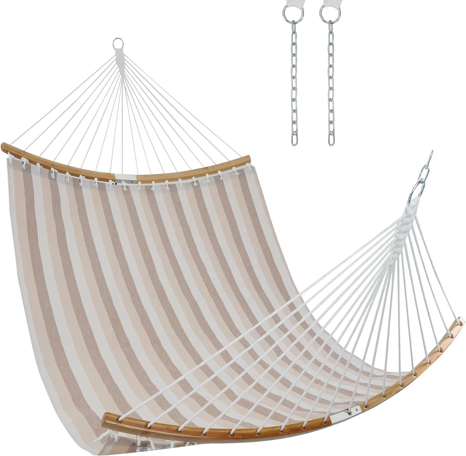 Double Hammock with Spreader Bar for Soft Pillow