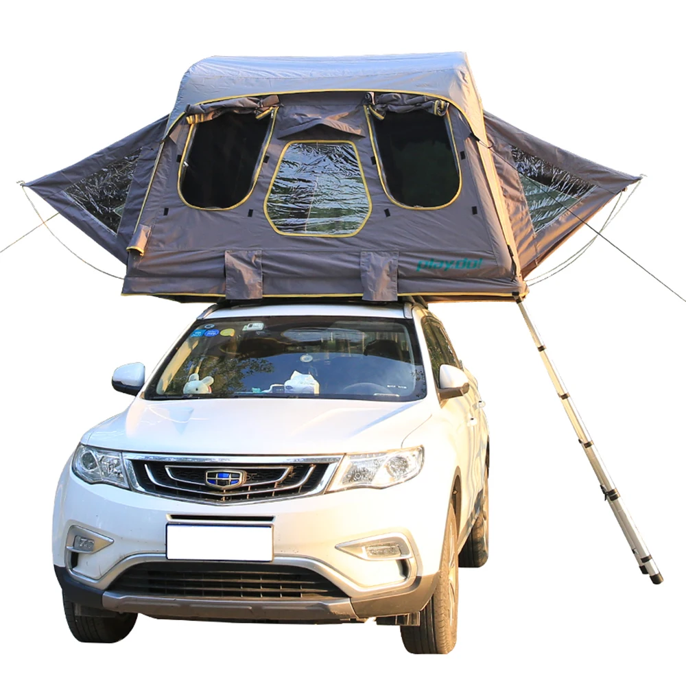 Custom camper trailer roof top tent 3-4 person inflatable air camping roof tent for sale