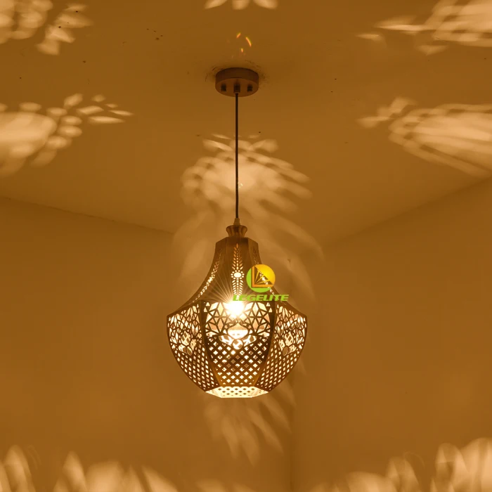 Arabic Lantern Fixture Hotel Chandelier Pendant Lamp Home Decor Turkish Moroccans Lamps Lighting Pendant Light Mosque Chandelier