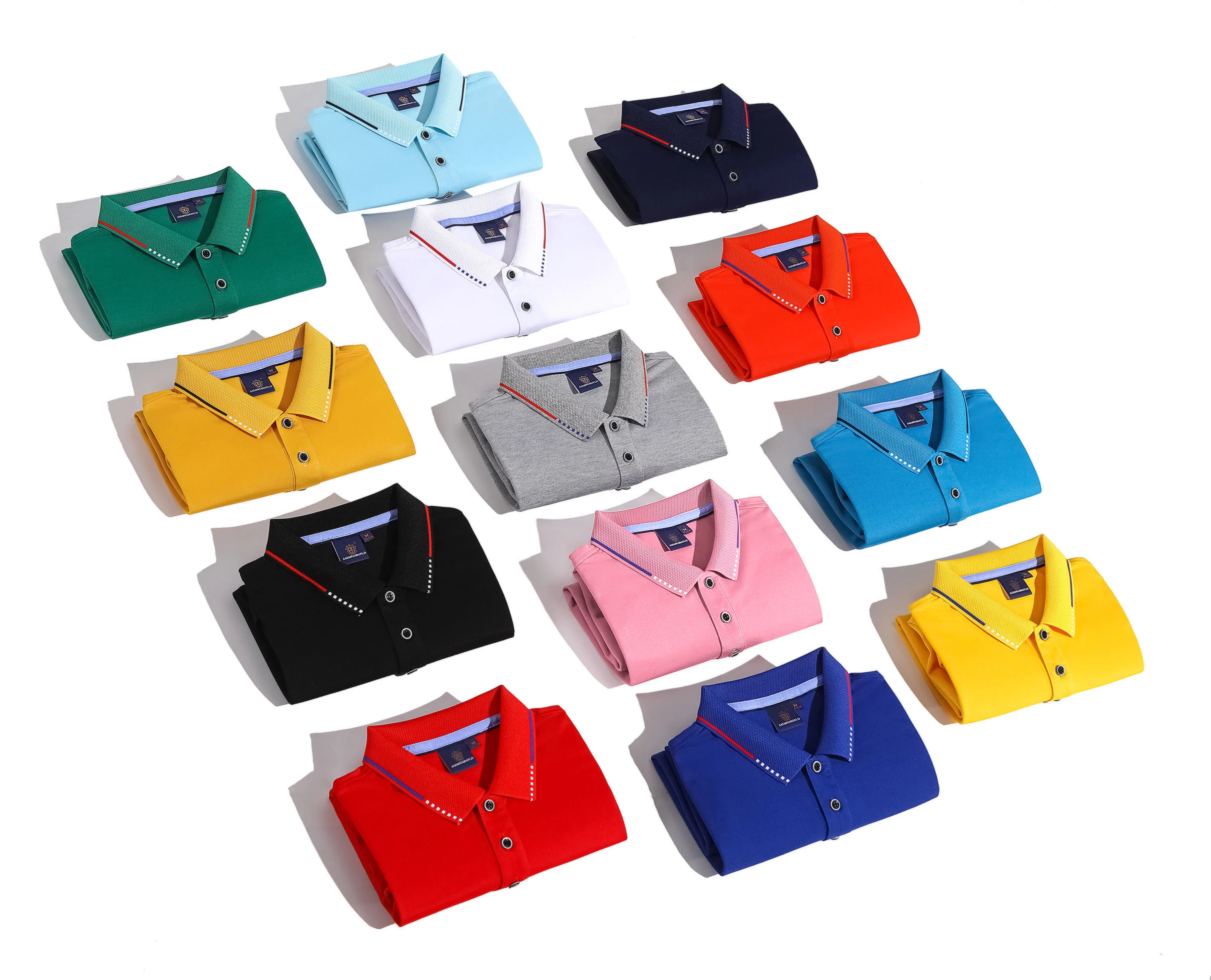 Leisure Blank Unisex Polo Shirt 100% Cotton Custom Brand Embroidered T Shirt Plain Short-Sleeve Mens Golf Shirts