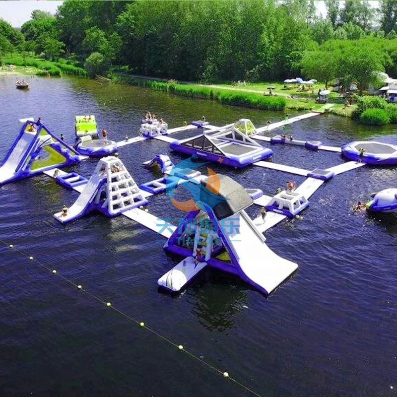 Perfect Floating Boot Camp Aqua Adults Open Water Slide Fun Entertainment Inflatable Toys Park
