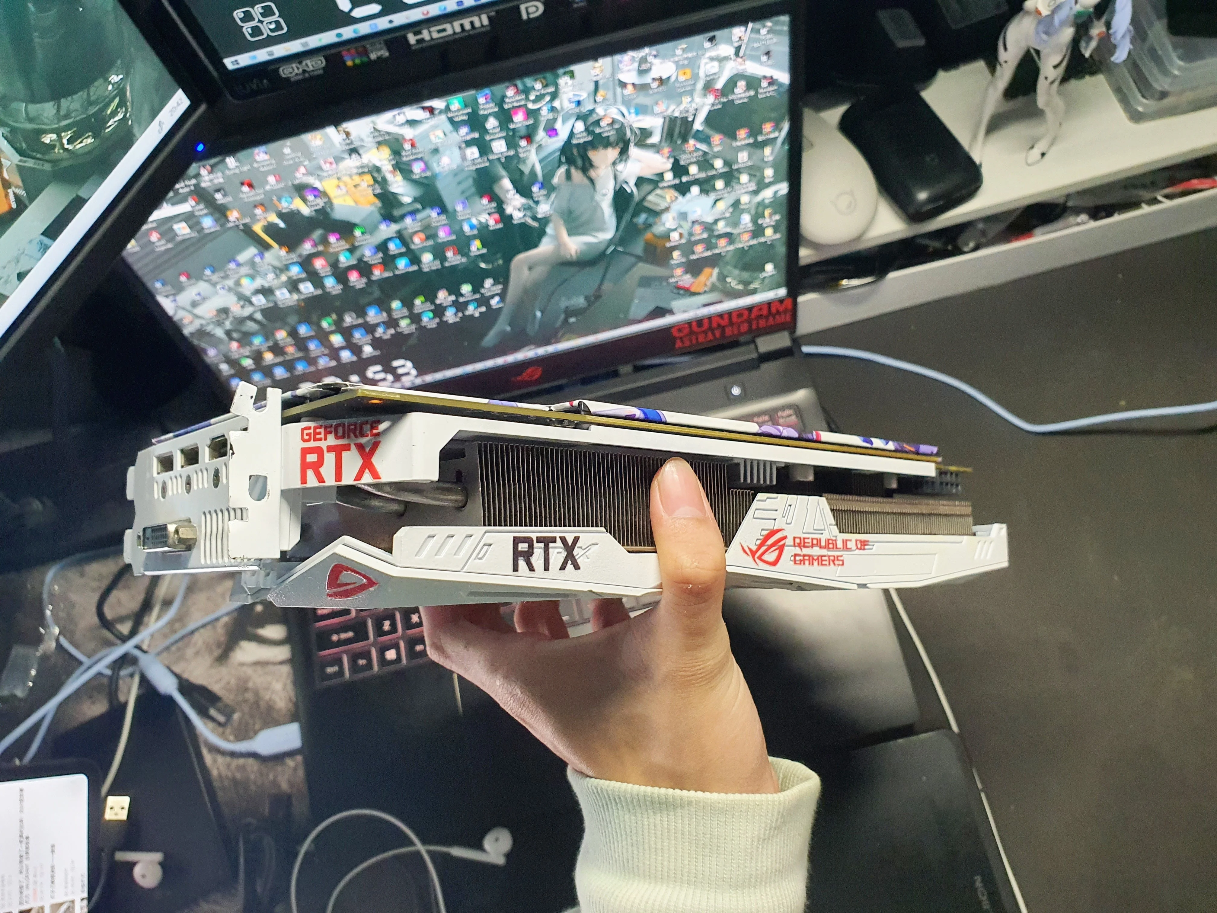 Design Video Card Geforce Rtx 3050 3060 2060 Gtx 960 1060 1650 1660 Rx 580 5500 5600 5700 6500 Vega64 8g PC Graphics Card