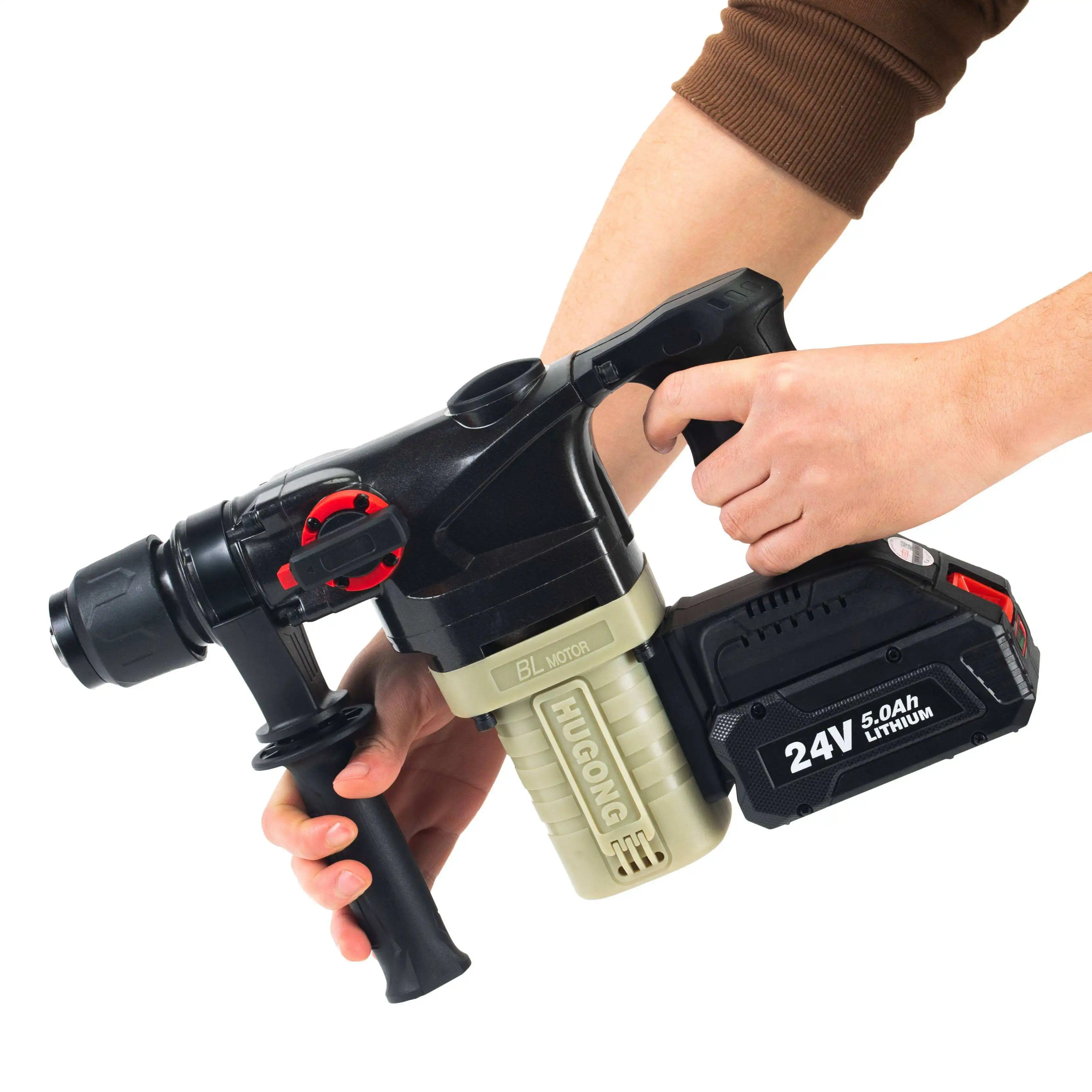 China Manufacturer Small Power Wireless Drill Rotary Hammer 900w 5000mah Power Tools Battery Powered Hammer