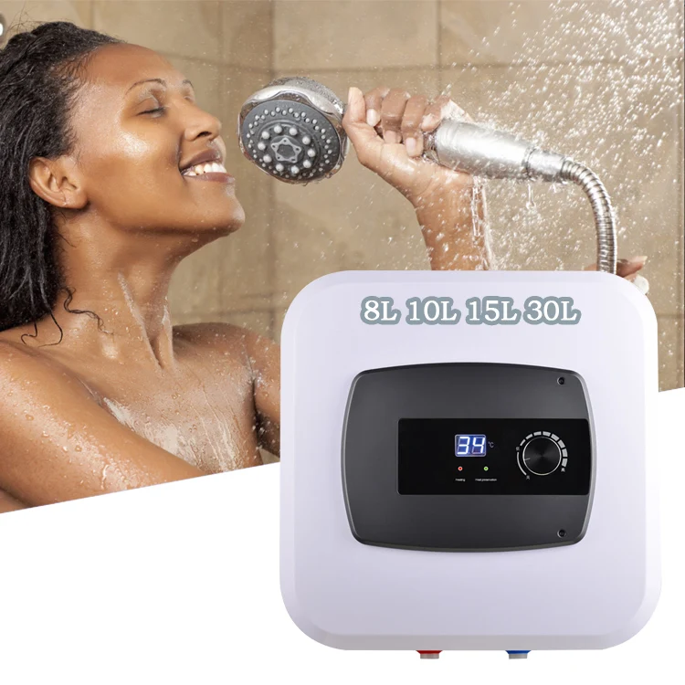 Smart 15L 30L under sink kitchen water heater for bathroom electric shower electric hot mini tank water heater