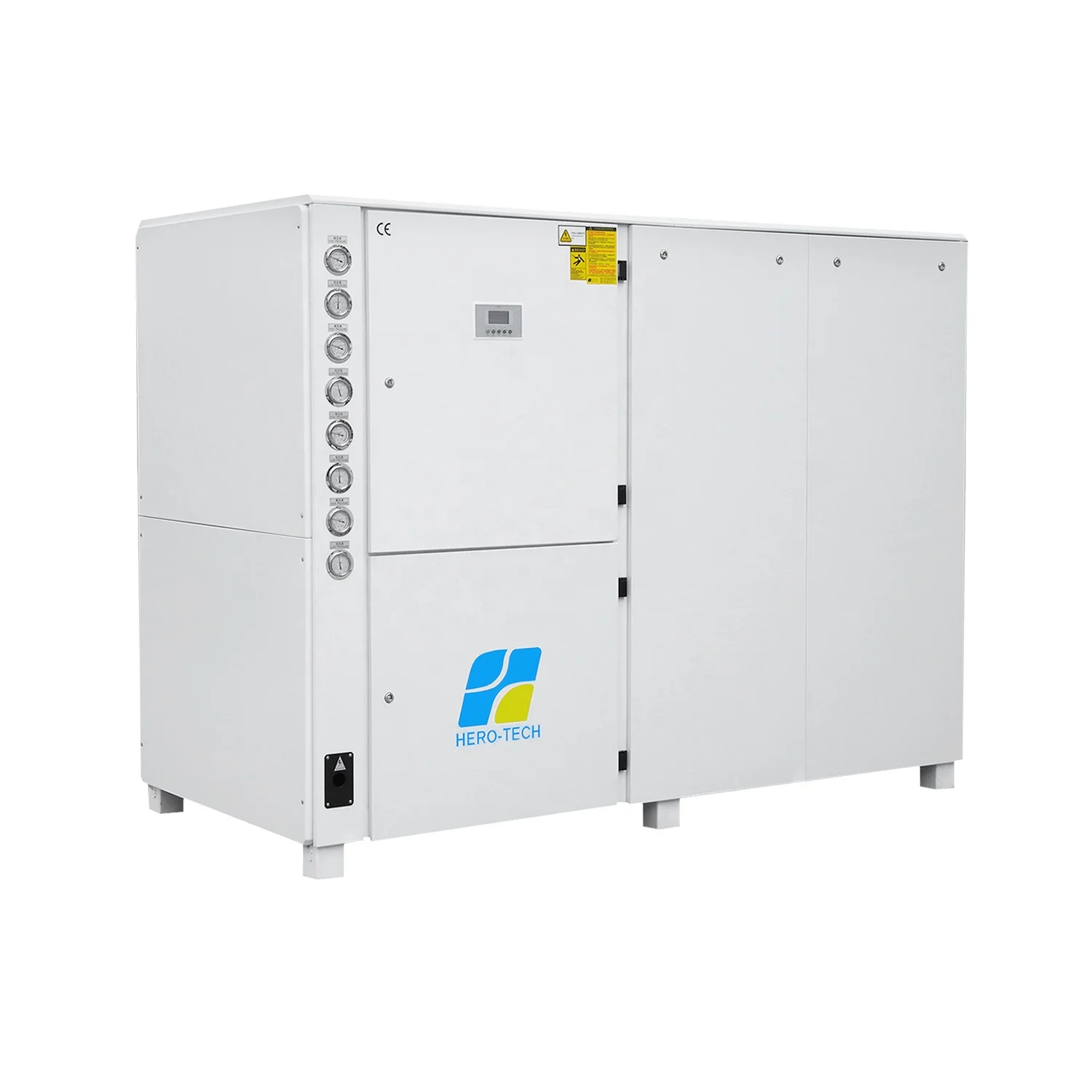 50hp 4 compressor system water cooled water chiller