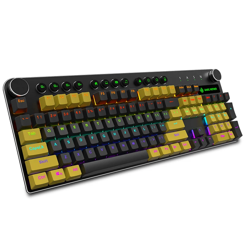K-Snake WK500 rechargeable luminous gaming keyboard and mouse set mute wireless keyboard and mouse set