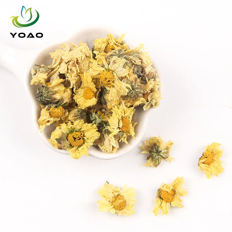 Zero Additives Organic Pure Chinese Herbal Hangzhou White Chrysanthemum Flowers for Tea Drinking Extract Dried Chrysanthemum