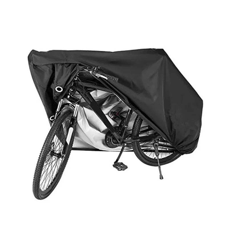 Amazon High Quality 210T 210D Bicycle Cover Bike Silver Polyester Rain Waterproof Sunscreen Dust UV
