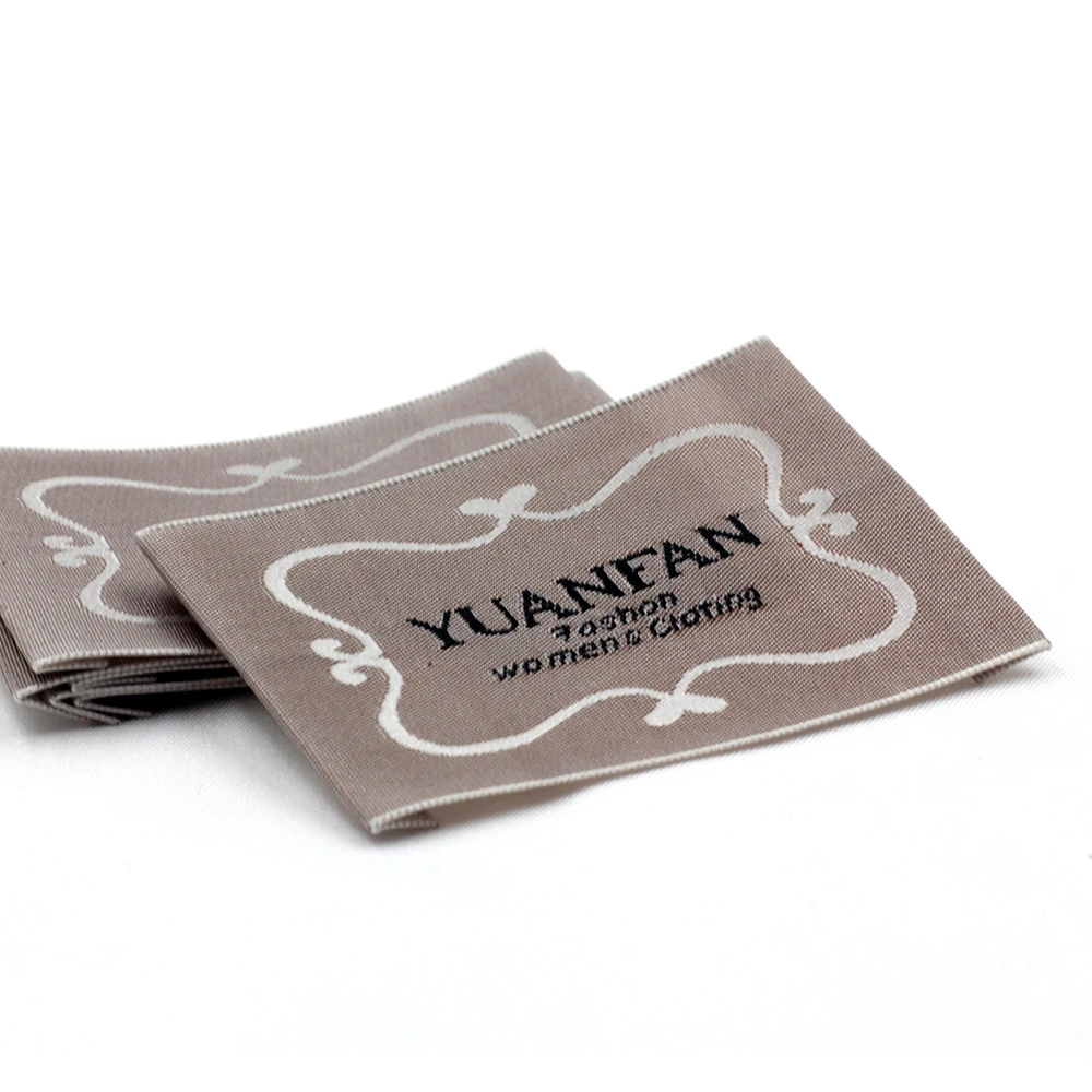 Factory Size Labels Black White Cotton Tags Woven Labels Fabric Garment Sewing Accessories Clothing Polyester for Baby 1000pcs