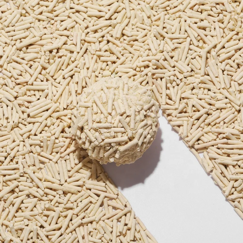 Wholesale Price OEM ODM Cat Litter Sand Strong Clumping and Dust-Free Made with Tofu Bentonite and Sand Plastic Ball Shape