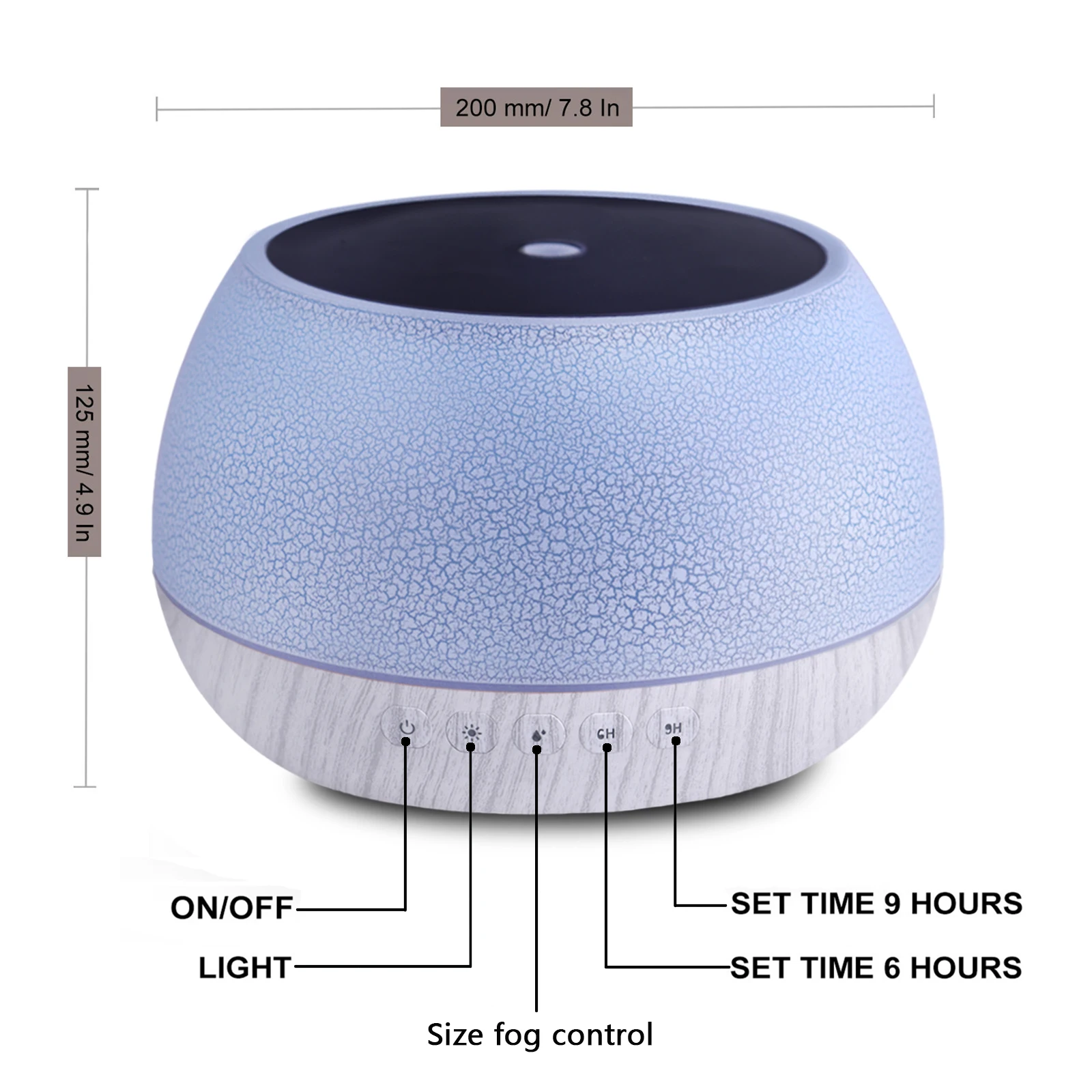 Aroma Diffusers with bluetooth speaker for Essential Oil Large Room, 1000ML Aromatherapy Diffuser humidifier