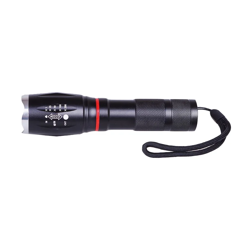 Portable Cob T6 Led Battery Powered Led Tactical Flashlight With Zoom Magnet Waterproof Led Torch Light For Security Guard