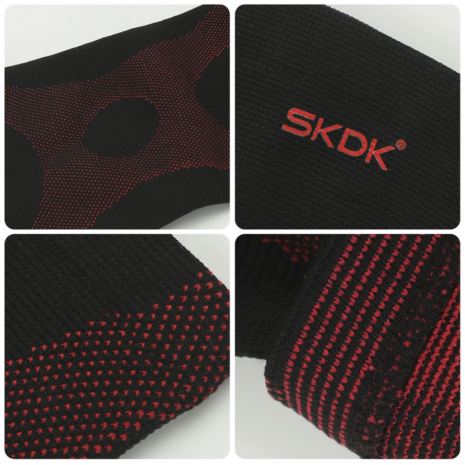 Knitted Elastic Anti-slip Fitness Knee Support Sports Knee Brace Compression Knee Sleeve