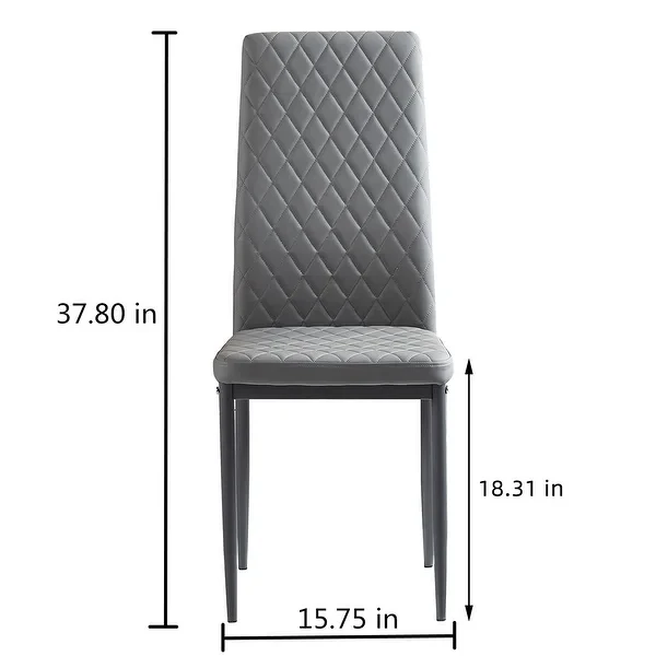 Elegant Leather Dining Chair Upholstered Restaurant Chairs
