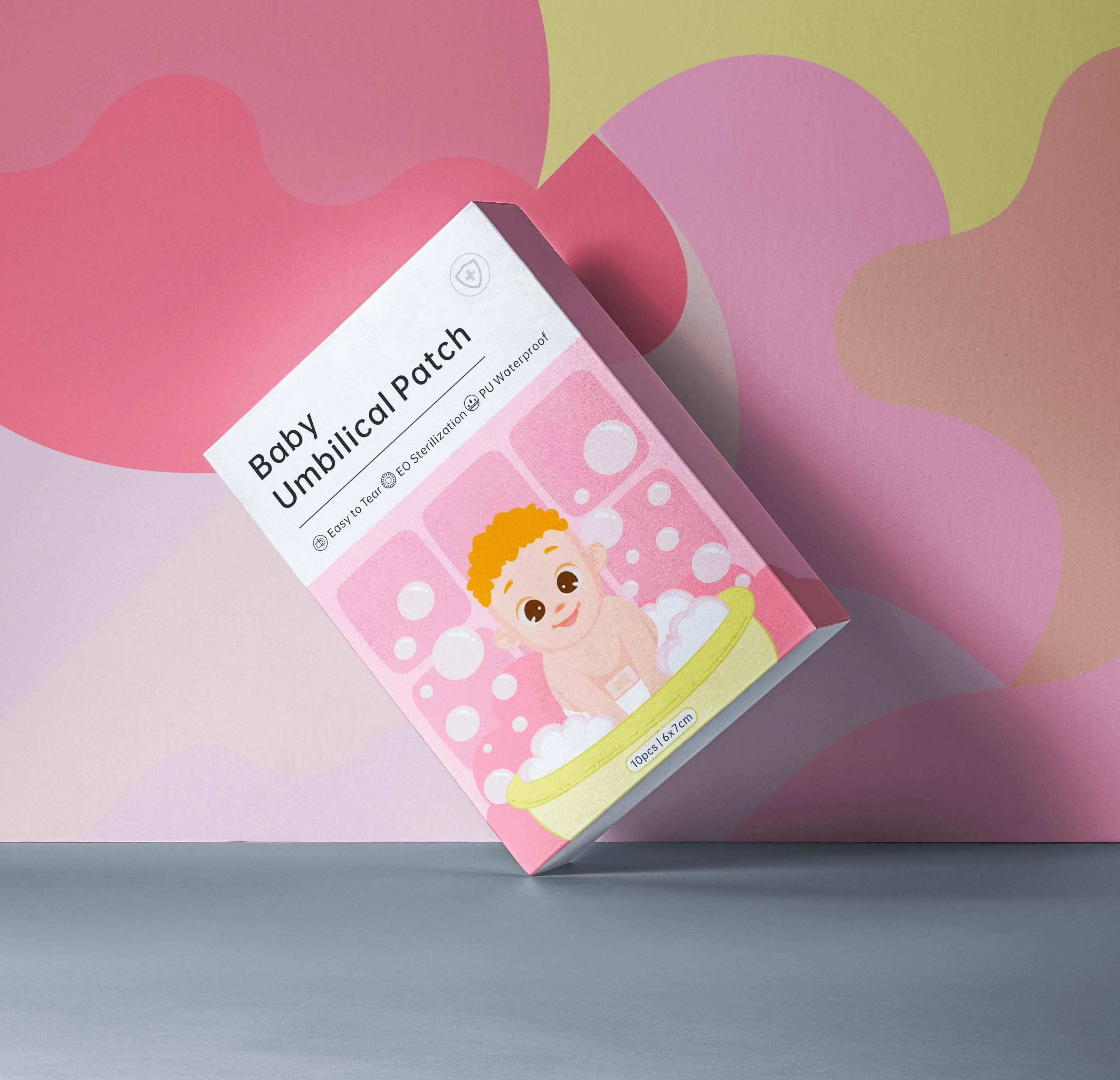 TTL Brand Waterproof Infant Navel Patch Sticker Ace Product Safety Umbilical Hernia Belt for Babies