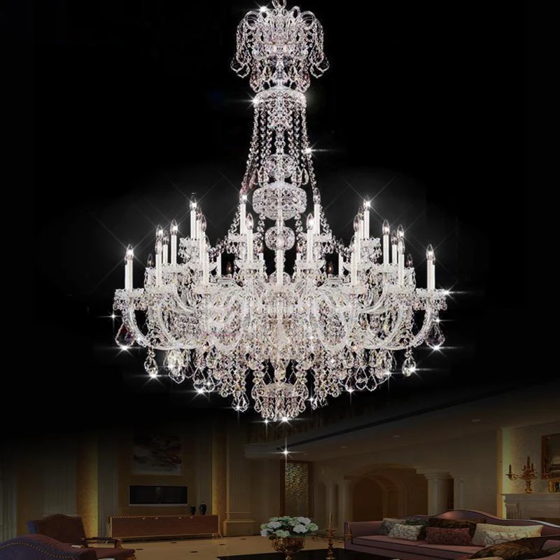 New Oval Light Luxury Postmodern Living Room Lamp Simple Creative Bedroom Dining Crystal Chandelier