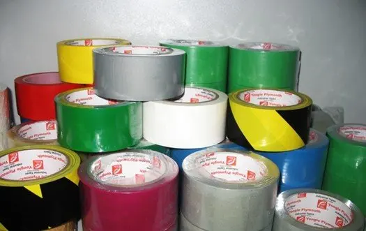 Vapor Barrier Tape 7.5cm White Underground LDPE 300m Supplier Marking Black and Yellow China Factory Printed